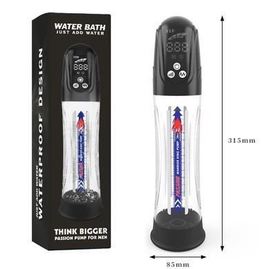 Автоматическая гидропомпа 2в1 (вода/воздух) Water Bath с LED-дисплеем, 2 режима 2503330520 фото
