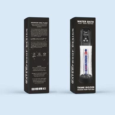 Автоматическая гидропомпа 2в1 (вода/воздух) Water Bath с LED-дисплеем, 2 режима 2503330520 фото