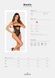 Эротическое женское Боди Obsessive Roxelia crotchless teddy Чёрный XL/2XL (SO9067) 2055026400 фото 5