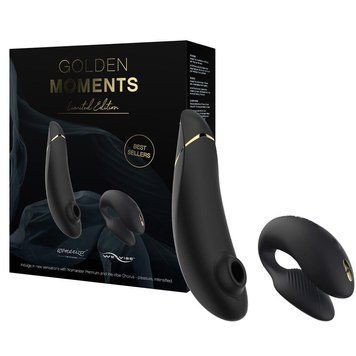 Премиальный подарочный набор Golden Moments: Womanizer Premium и We-Vibe Chorus Black 2668142902 фото