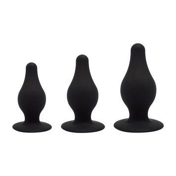 Набор анальных пробок SilexD Silicone Plug Kit двухслойные, силикон+Silexpan Feromon 1729110876 фото