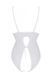 Боди с ажурным декором и открытым шагом Passion URSULA BODY L/XL, white 1586661445 фото 4