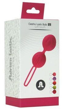 Вагінальні кульки Adrien Lastic Geisha Lastic Balls Mini Pink (S), діаметр 3,4см, вага 85гр ( AD40431 ) 1259123861 фото