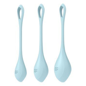 Набор йони бусин Satisfyer Yoni Power 2 Light Blue (повреждена упаковка!!!) 2746440541 фото