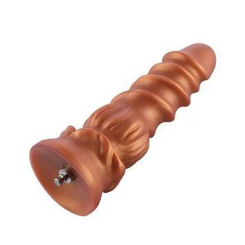 Силіконовий дилдо Hismith Spiral Grain Silicone Dildo Monster Series 2236905013 фото