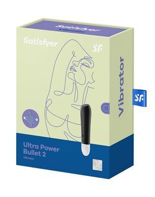 Вибропуля перезаряжаемая Satisfyer Ultra Power Bullet 2 Black 1522987574 фото