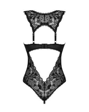 Боді жіноче еротичне Obsessive Donna Dream crotchless teddy XL/2XL Чорний ( SO8635 ) 1967971624 фото
