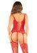 Комплект Leg Avenue Cami Garter with Stockings and String Червоний One Size ( SX1742 ) 2528073393 фото 3