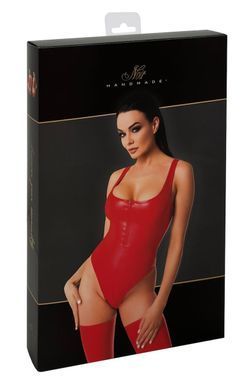 Еротичний Боді Noir Handmade F352 powerwetlook body Чорний L (SX1975) 2541811229 фото