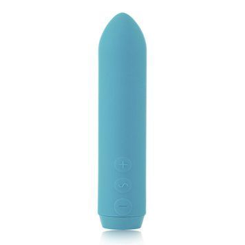 Минивибратор Je Joue - Classic Bullet Vibrator Teal с глубокой вибрацией и фиксацией на палец + подарок косметичка 1259133512 фото