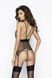 Корсет з пажами KATRISS CORSET black L/XL - Passion, трусики, шнуровка Feromon 1259126714 фото 2