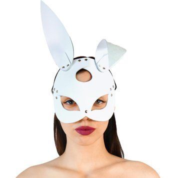 Шкіряна маска Зайчики Art of Sex Bunny mask Білий Універсальний (SO9646) 2135514683 фото