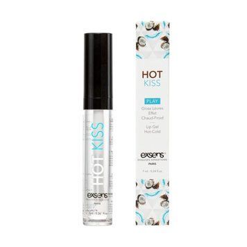 Стимулирующий блеск для губ EXSENS Coconut Hot Kiss 7 мл, согревает и охлаждает (SO5540) 1554416383 фото