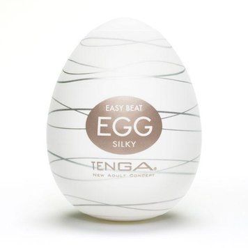 Мастурбатор яйце Tenga Egg Silky (Ніжний Шовк) Feromon 1259133030 фото