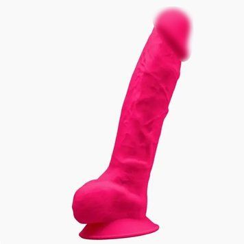 Фалоімітатор SilexD Vetus Pink (MODEL 1 size 8in), двошаровий, силікон+Silexpan, діаметр 4,2см Feromon 1371686640 фото