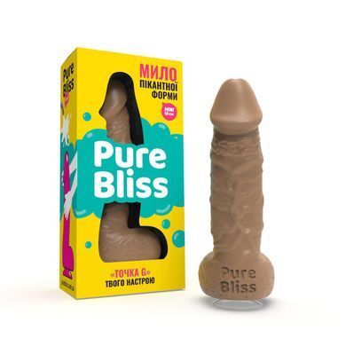 Крафтове мило член з присоскою Pure Bliss INI Коричневий S (SO6353) 1697458780 фото