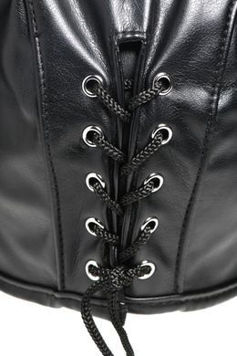 Маска Master Series Dungeon Demon Bondage Mask with Horns - Black 2035682481 фото