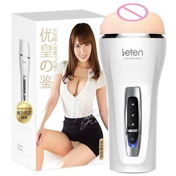 Интеллектуальный мастурбатор Leten Yui Hatano с вибрацией, голосом и турборежимом Feromon 1259138051 фото