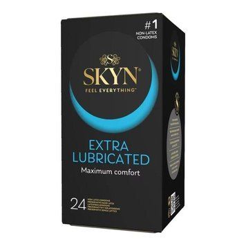 Безлатексные премиум-презервативы SKYN Extra Lubricated 24 шт (мятая упаковка!!!) 3019695078 фото