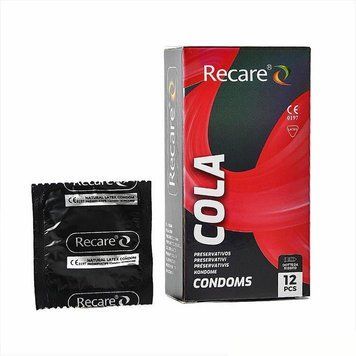 Презервативы Holographic Recare Cola Dotted&Ribbed Condoms 12шт, с пупырышками и ребрами,аромат:Кола 2926178318 фото