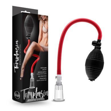 Вакуумная помпа для клитора Blush Temptasia &ndash; Beginner's Clitoral Pumping System, механическая, груша 2037916934 фото
