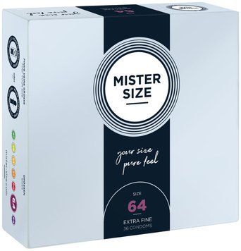 Презервативы Mister Size - pure feel - 64 (36 condoms), толщина 0,05 мм 1861338889 фото