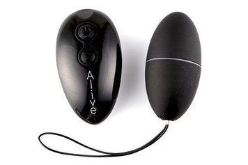Віброяйце Alive Magic Egg 2.0 Black з пультом дистанційного керування, на батарейках Feromon 1259135407 фото