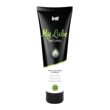 Лубрикант на водной основе Intt My Lube Natural, 100 мл, натуральный состав, без запаха, нелипкий (SX0724) 2338479749 фото