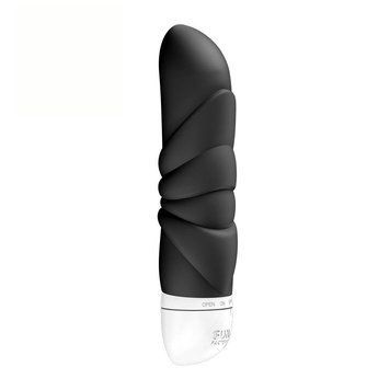 Мини-вибратор Fun Factory JAM Black, подходит для клитора, рельефный 2997044575 фото