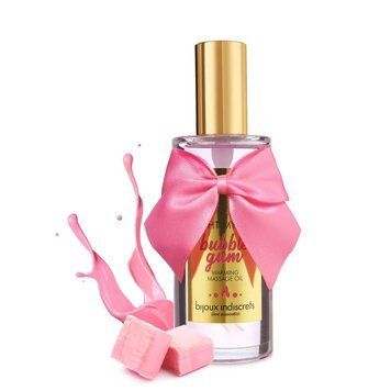 Разогревающее масло Bijoux Indiscrets Light my Fire &ndash; Strawberry Bubblegum (100 мл) 2081331294 фото