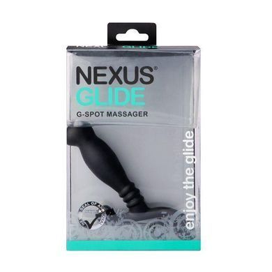 Массажер простаты Nexus Glide Black для новичков, ульрастимулирующий, с массажером промежности 1259133100 фото