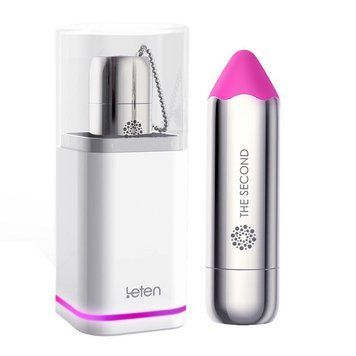 Віброкулька Leten The Second pretty pink з індукційною зарядкою, водонепроникна, дуже потужна Feromon 1300526679 фото