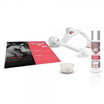 Набір для масажу System JO ALL IN ONE MASSAGE GIFT SET: гель, масажер і свічка, що розігріває ( SO1517 ) Feromon 1259136349 фото
