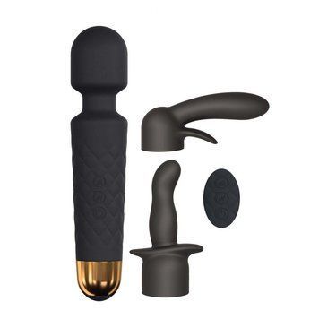 Мінівібромасажер Dorcel Kit Wanderful з насадками (анальна та вагінальна), водонепроникний Feromon 1259127279 фото