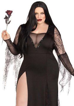 Костюм Мортиши Аддамс Leg Avenue Sexy Spooky Morticia 1X&ndash;2X 2059567524 фото