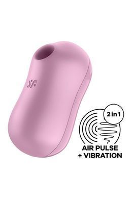 Вакуумний симулятор Satisfyer Cotton Candy Lilac Feromon 1660968613 фото
