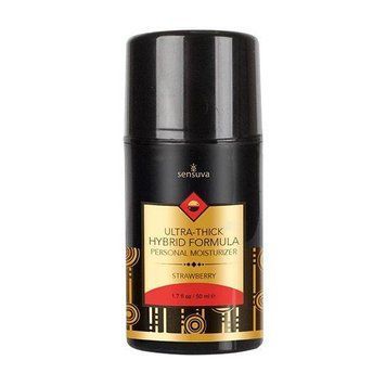 Густа крем-змазка на гібридній основі Sensuva UltraThick Hybrid Formula Strawberry (50 мл) Feromon 1259127666 фото