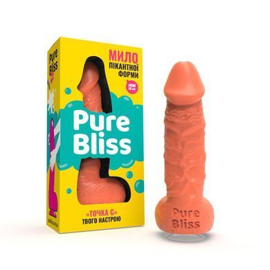 Крафтове мило член з присоскою Pure Bliss INI Кораловий S (SO6356) 1697458783 фото