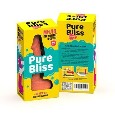 Крафтове мило член з присоскою Pure Bliss INI Кораловий S (SO6356) 1697458783 фото