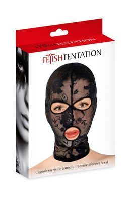 Капюшон для БДСМ Fetish Tentation Patterned fishnet hood 2457677496 фото