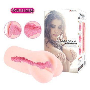 Мастурбатор вагіна двошаровий Kokos Sandara Double Layer 2499419492 фото