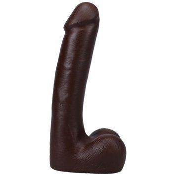 Фаллоимитатор Doc Johnson The Realistic Cock ULTRASKYN - 9 Inch with Balls Chocolate 3109556280 фото