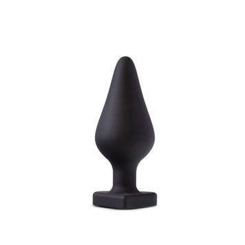 Анальная пробка Blush Temptasia &ndash; Fuck Me Anal Plug &ndash; Black, основание в виде сердечка 2037916938 фото