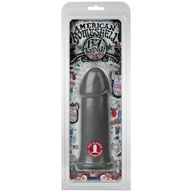 Фалоімітатор для фістингу Doc Johnson American Bombshell - B-7 Torpedo - Gun Metal Feromon 1458048760 фото