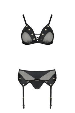 Комплект білизни еротична жіноча NESSY SET XXL/XXXL - Passion Чорний ( SO8459 ) 1957970668 фото
