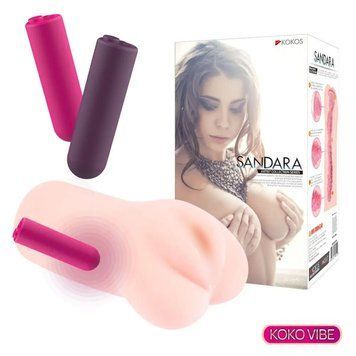 Мастурбатор вагіна двошаровий Kokos Sandara Vibe 2499419107 фото