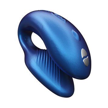 Смарт-вібратор для пар We-Vibe Chorus Cosmic Blue, сенсорне керування вібраціями стискання пульта Feromon 1723904543 фото