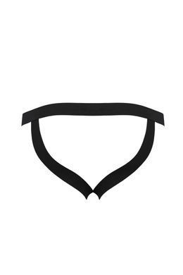 Мужские слипы на шнуровке Passion 044 SLIP BEN S/M Black, экокожа, люверсы 1800066785 фото