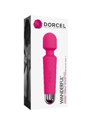 Мінівібромасажер Dorcel Wand Wanderful Magenta потужний, водонепроникний, 18 режимів роботи Feromon 1259134433 фото