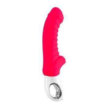 Вібратор для точки G Fun Factory TIGER india red, ребристий, підходить для анальної стимуляції 2445692277 фото